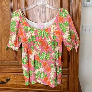 Vintage Lilly Pulitzer top Sz 2 EUC